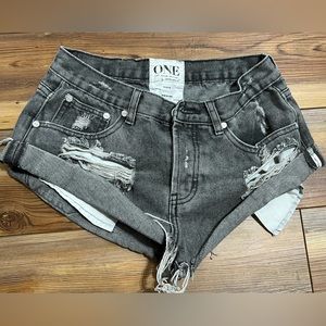 One by One Teaspoon Bandit Shorts